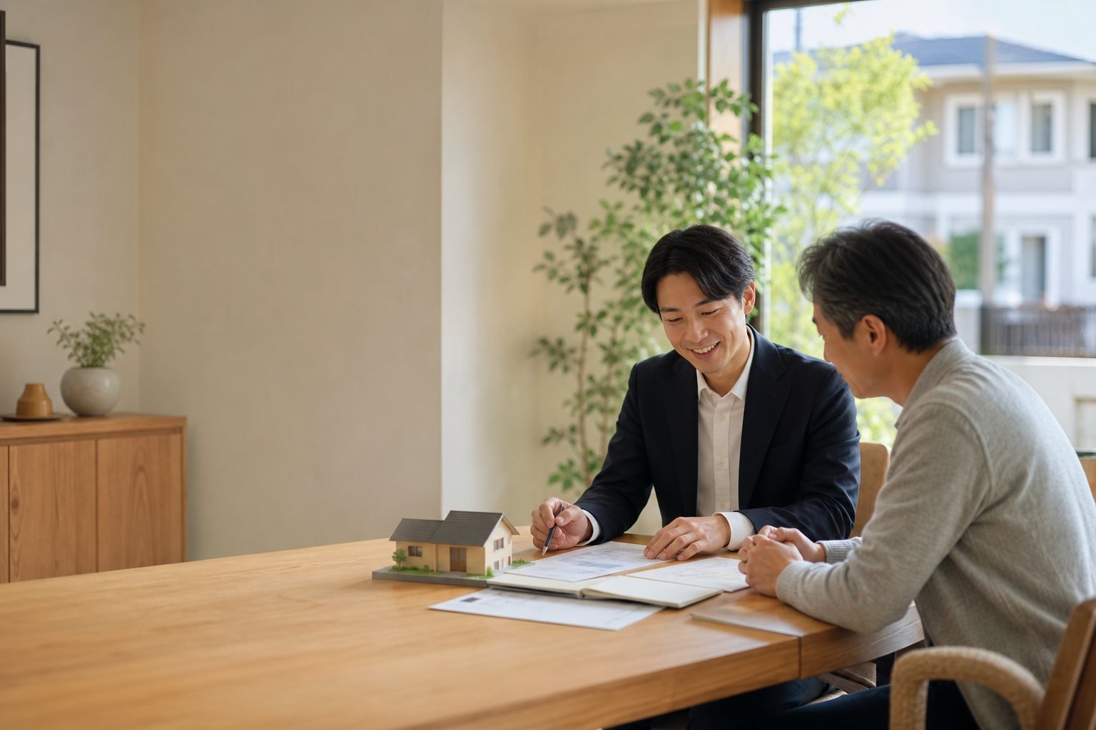 不動産売却について相談するイメージ